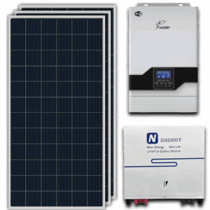 8kva / 5.8Kw Lithium 6x 550w Solar System + Installation Kit