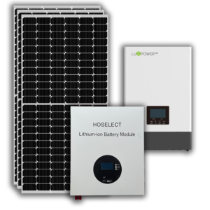 5Kva LuxPower 5Kw Lithium 6x 550w Solar System + Installation Kit