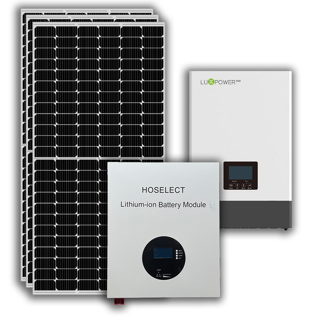 5Kva LuxPower 5Kw Lithium 6x 550w Solar System + Installation Kit